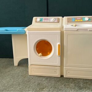 Vintage Little Tikes Washer/Dryer Set - Pretend Laundry Set